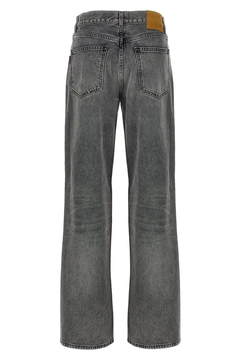 High-Rise Straight Leg Jeans