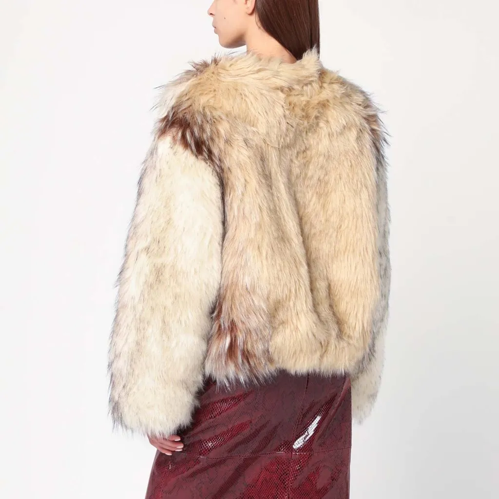 Faux Fur Cropped Jacket
