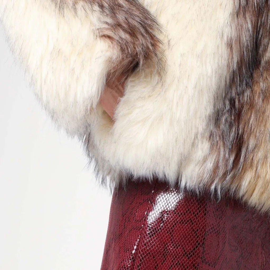 Faux Fur Cropped Jacket