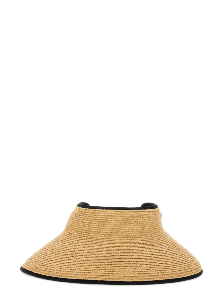 Wide Brim Straw Visor