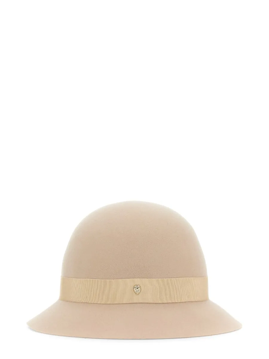 Felted Wool Cloche Hat