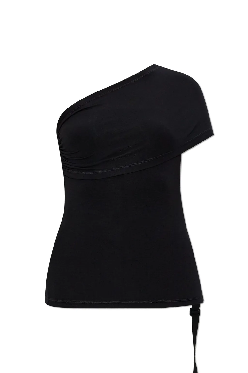 One-Shoulder Draped Top