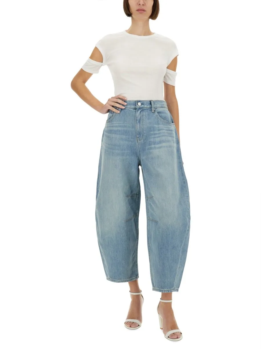 T-Shirt With Cut-Out Sleeves