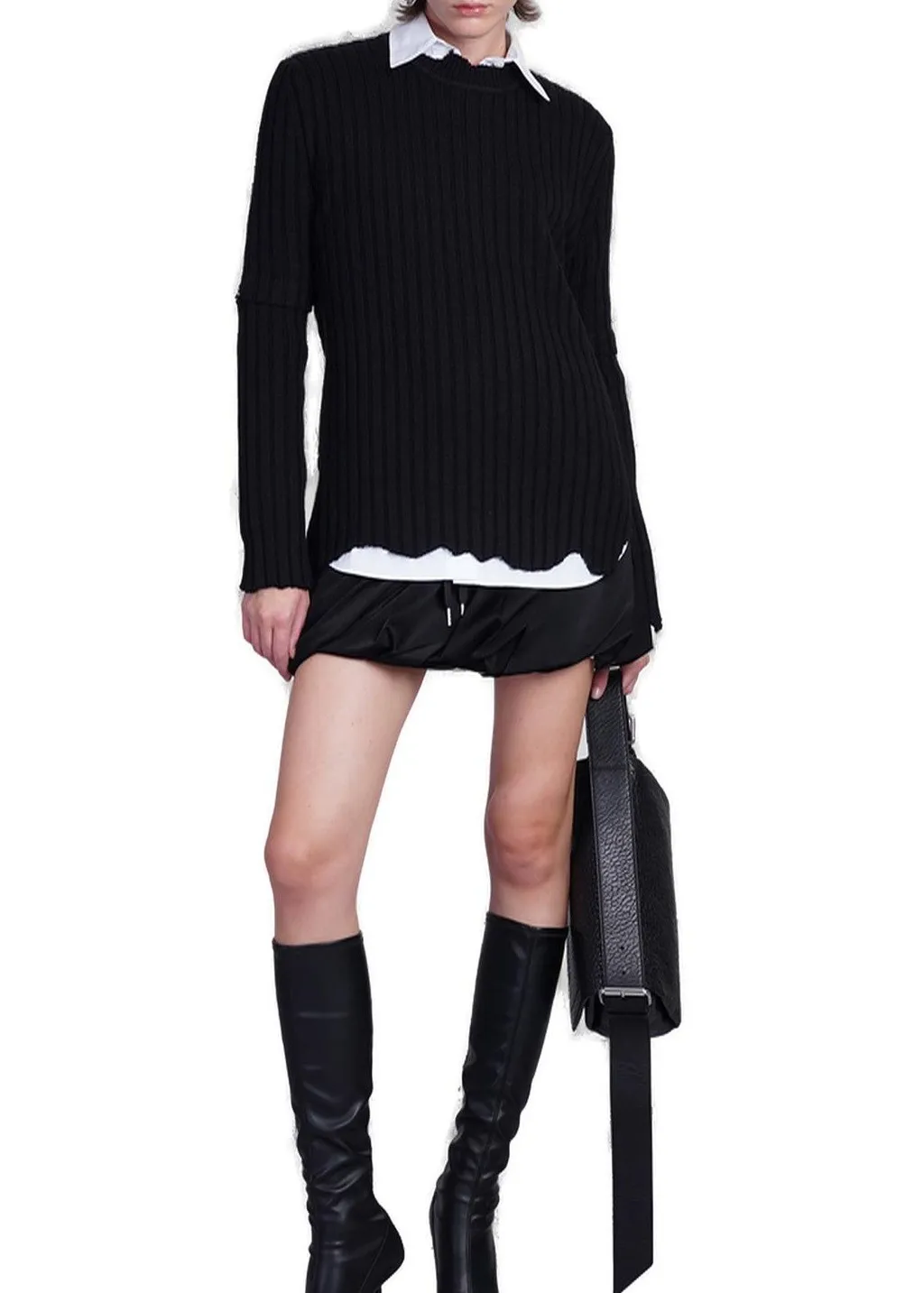 Ribbed Knit Sweater