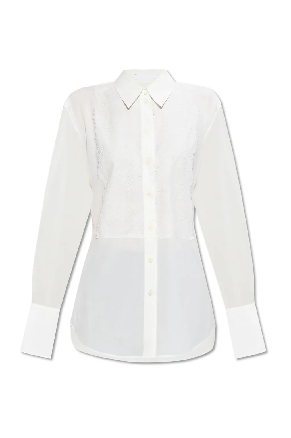 Shirt With Lace Detail