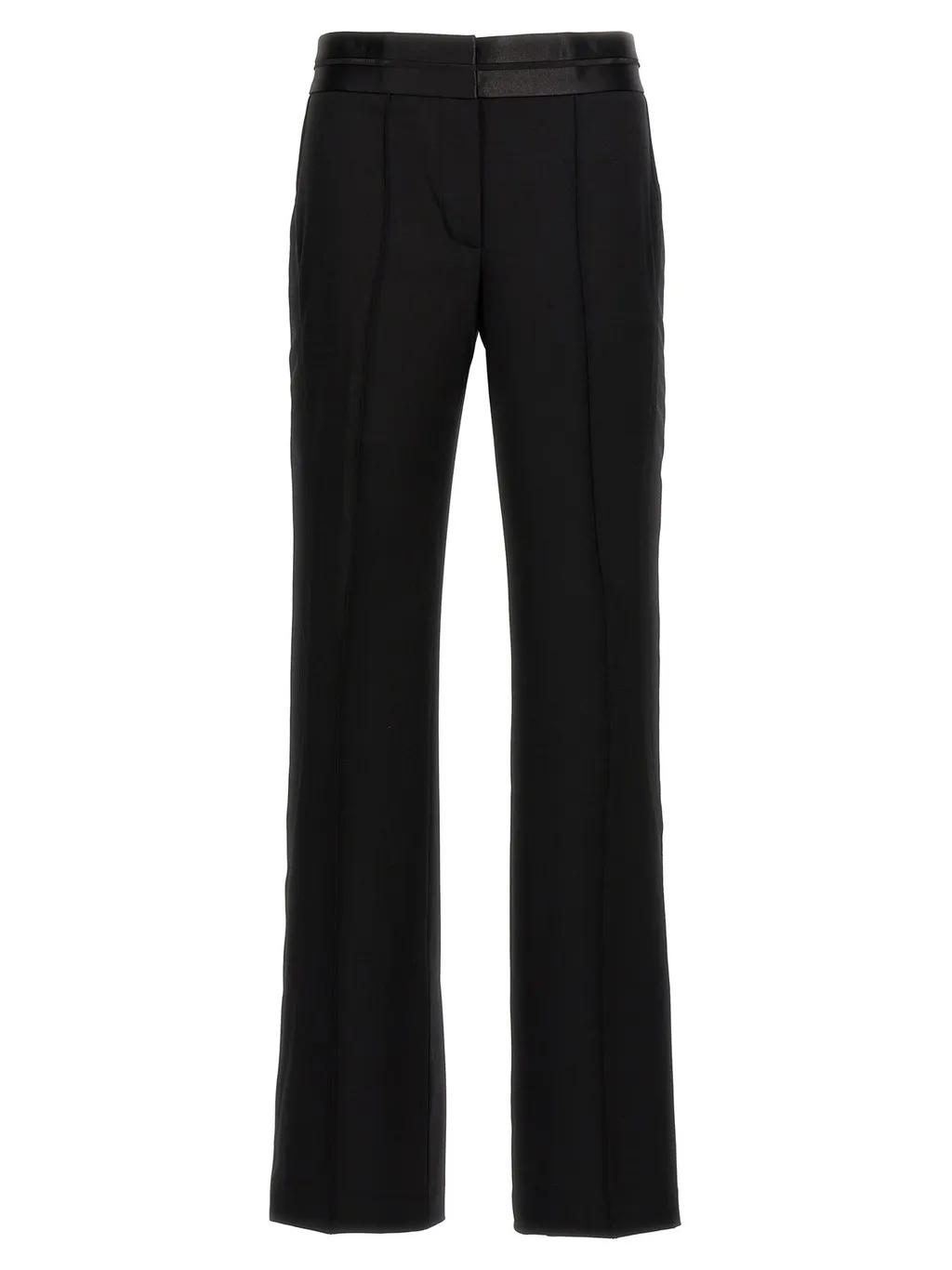 High-Waisted Flared Trousers
