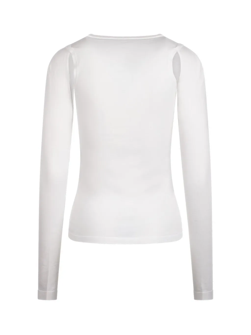 Long Sleeve Top With Cut-Out Shoulders