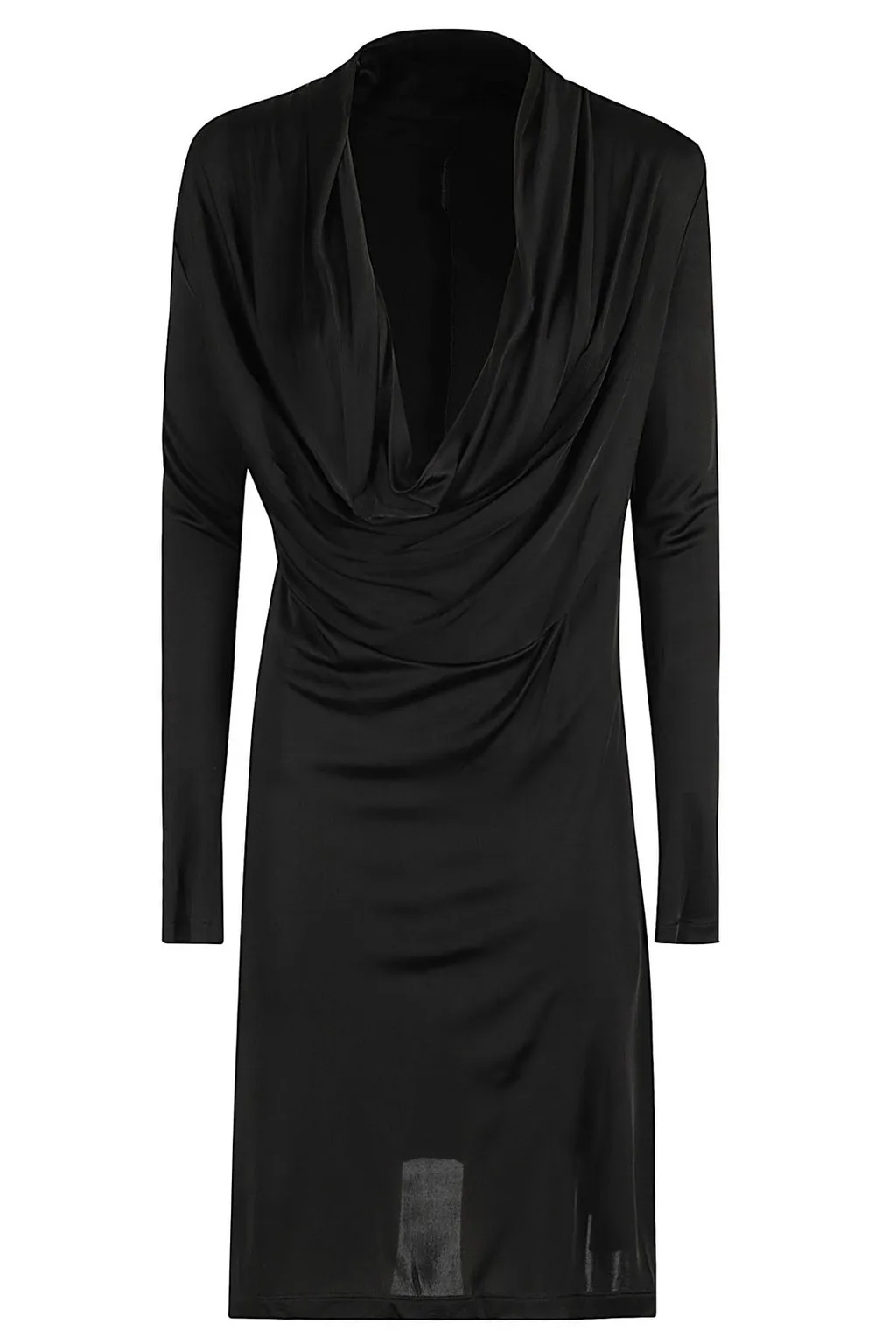 Draped Neck Dress