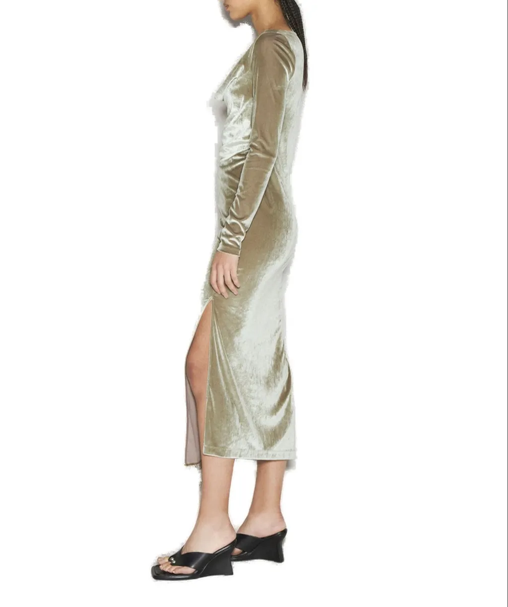 Cowl Neck Maxi Dress