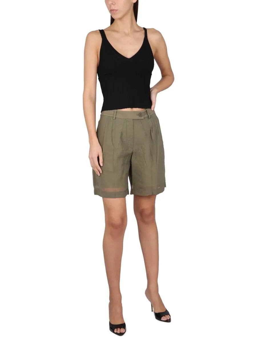 Ribbed V-Neck Tank Top