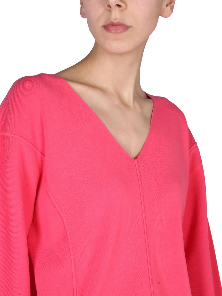 V-Neck Long Sleeve Top