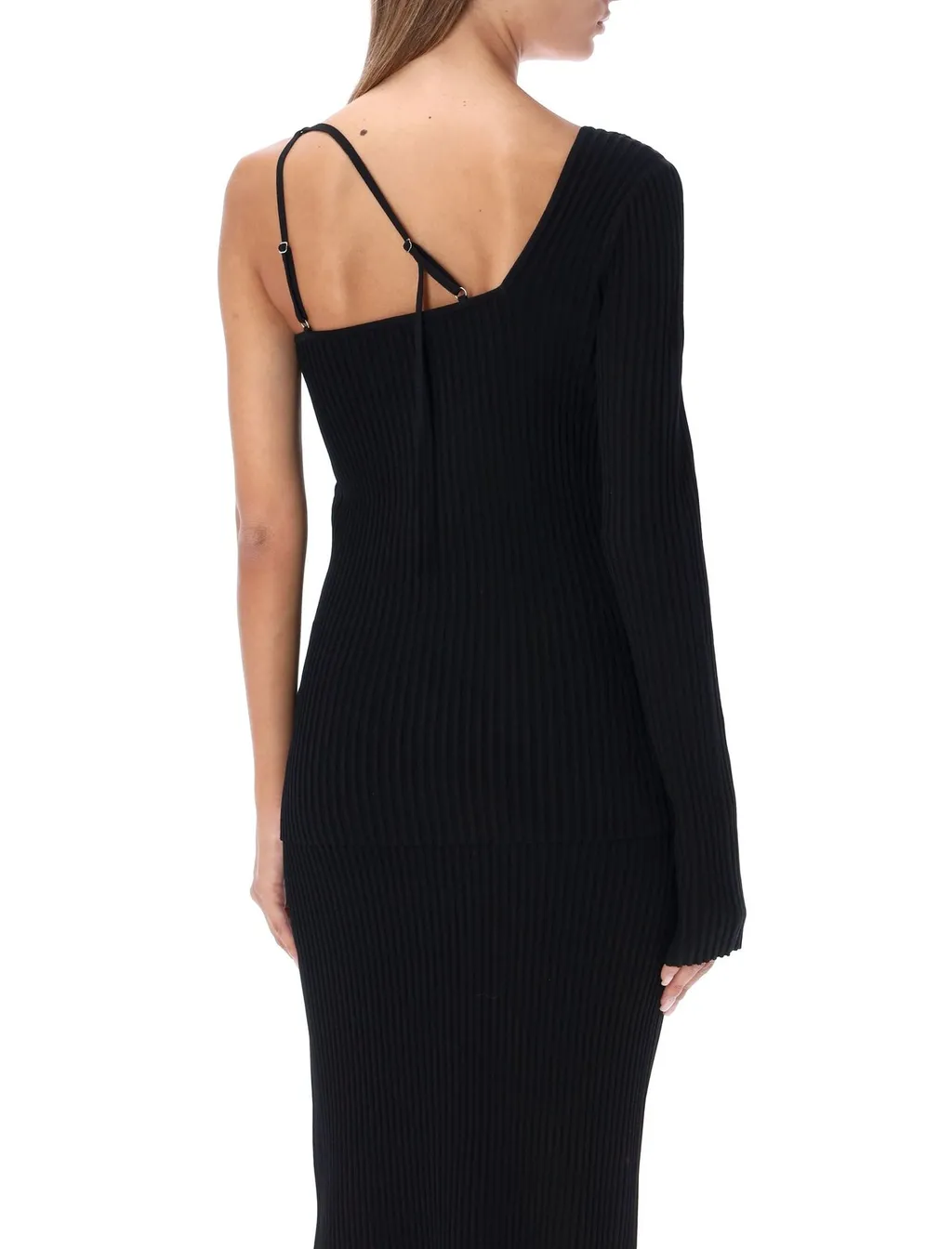 Asymmetric Knit Dress