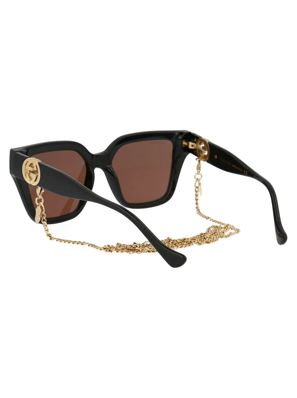 Square Sunglasses With Chain