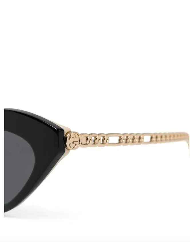 Cat-Eye Sunglasses With Heart Charms