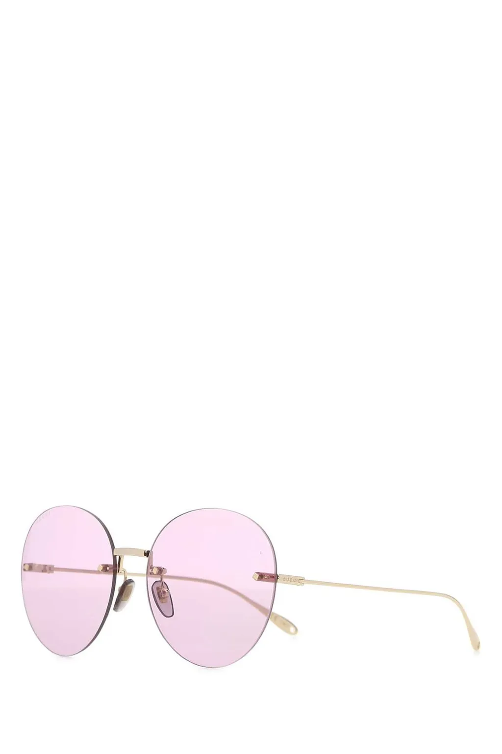 Round Rimless Sunglasses