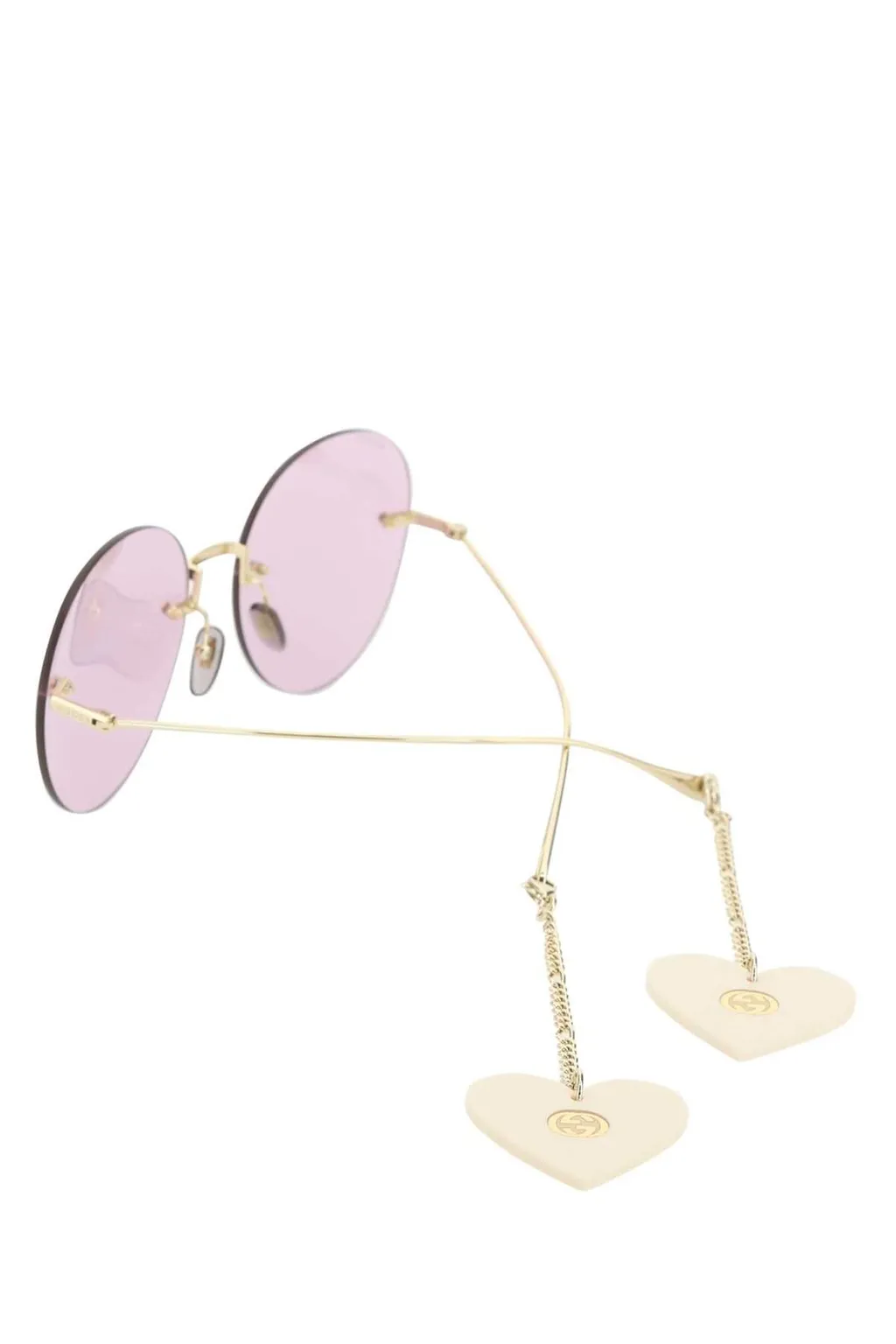 Round Rimless Sunglasses