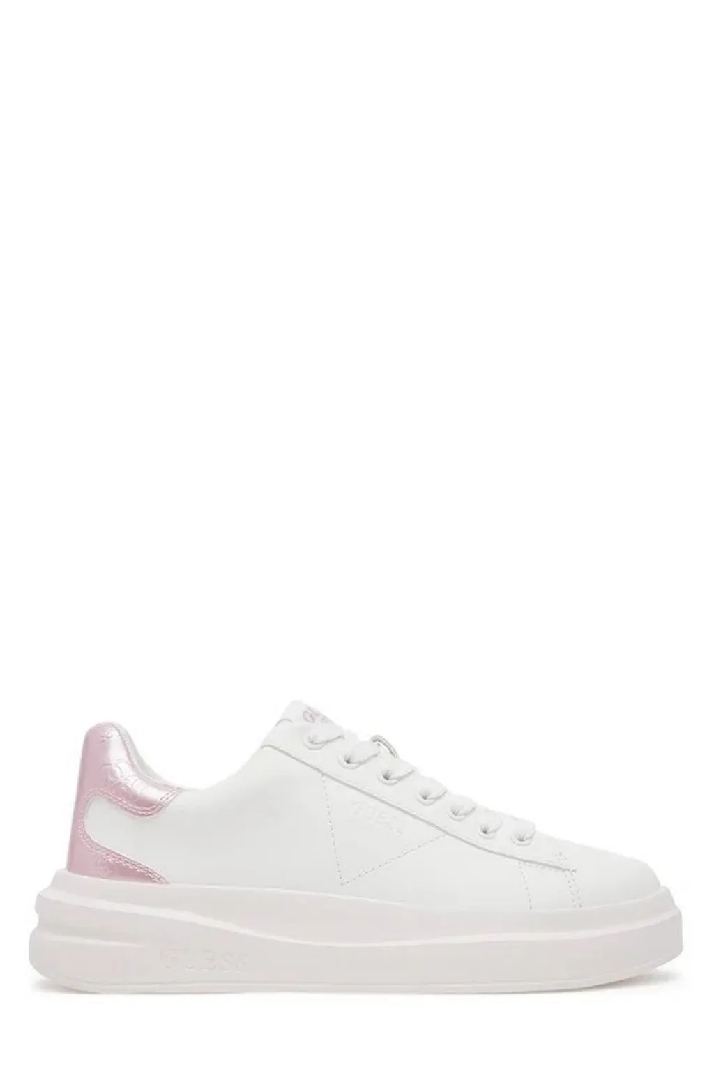 Sneakers With Metallic Heel Detail