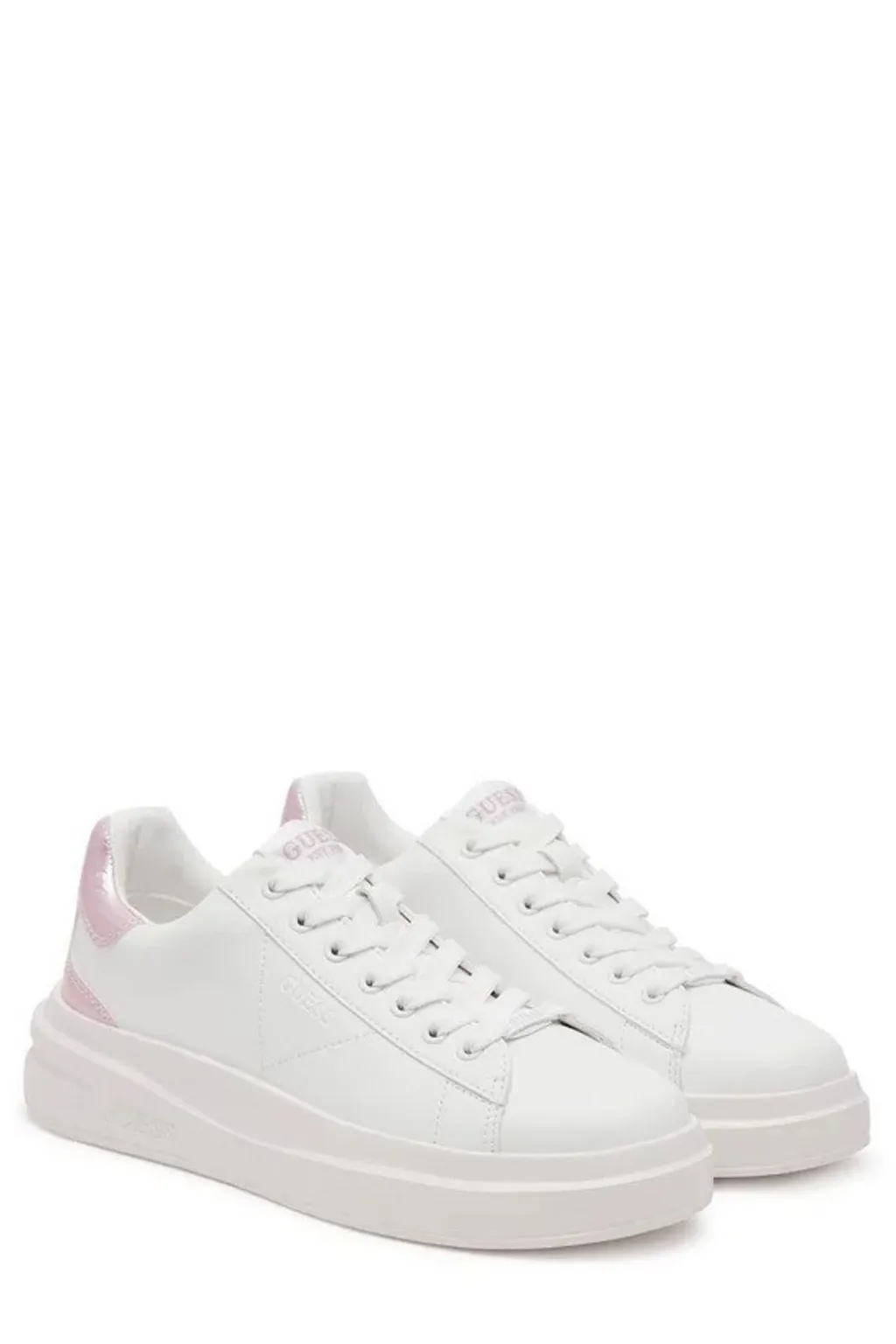 Sneakers With Metallic Heel Detail