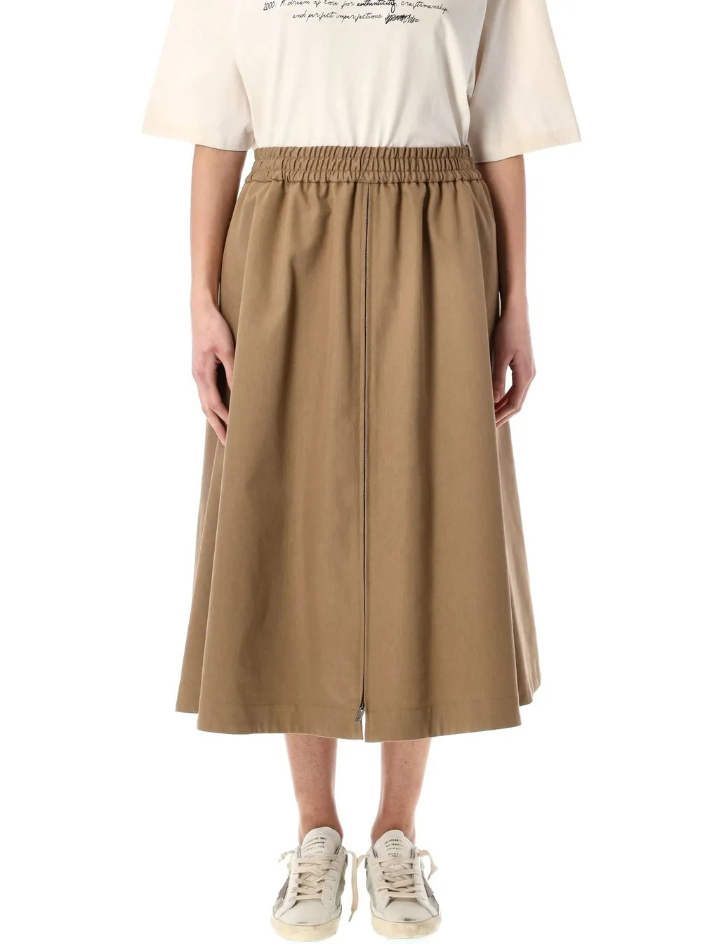 A-Line Midi Skirt