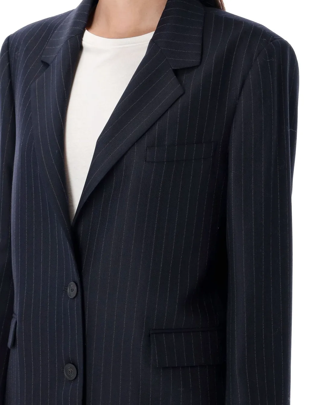 Pinstripe Blazer