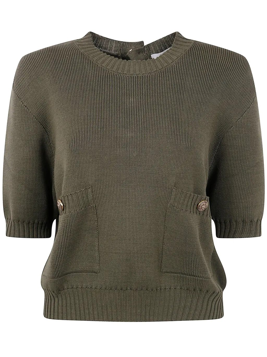 Short Sleeve Knit Top