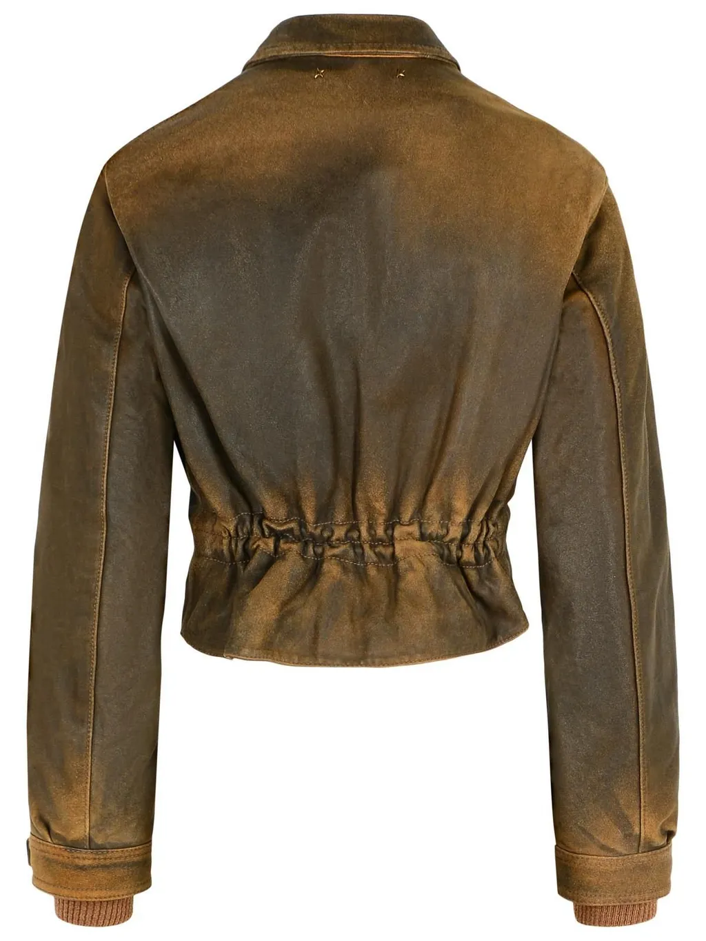 Cropped Leather Jacket