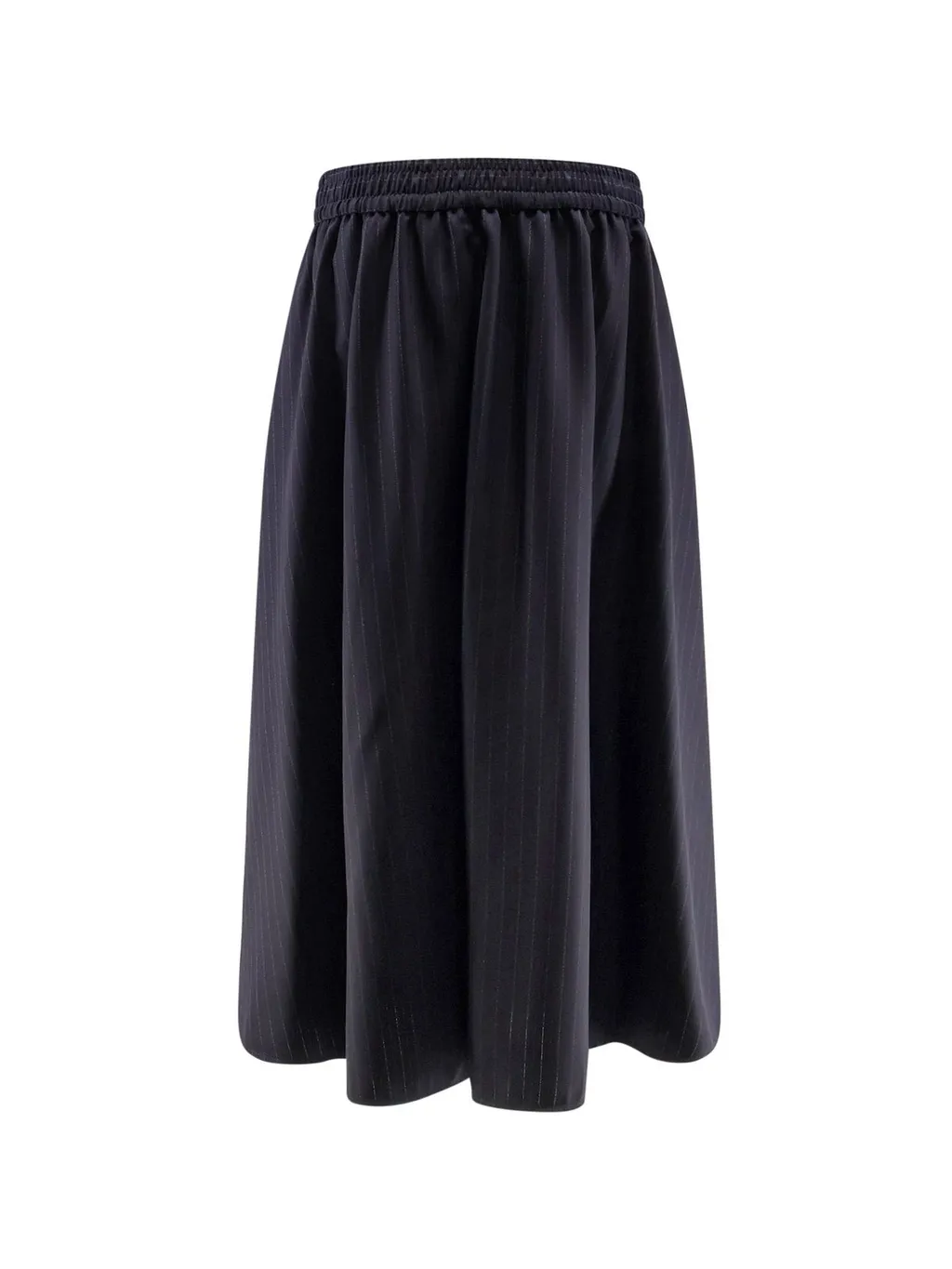 Pinstripe Midi Skirt