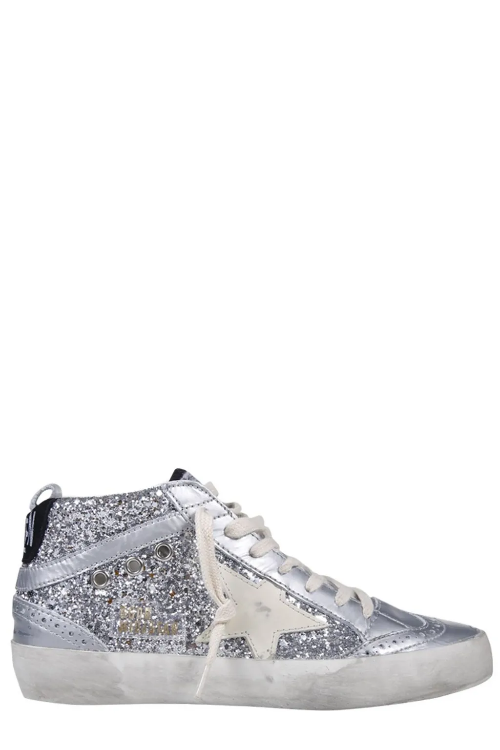 Mid Star Glitter Sneakers
