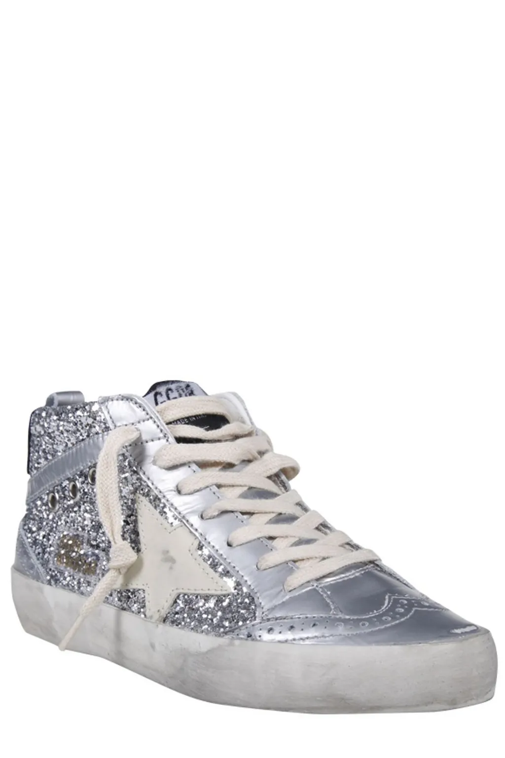 Mid Star Glitter Sneakers