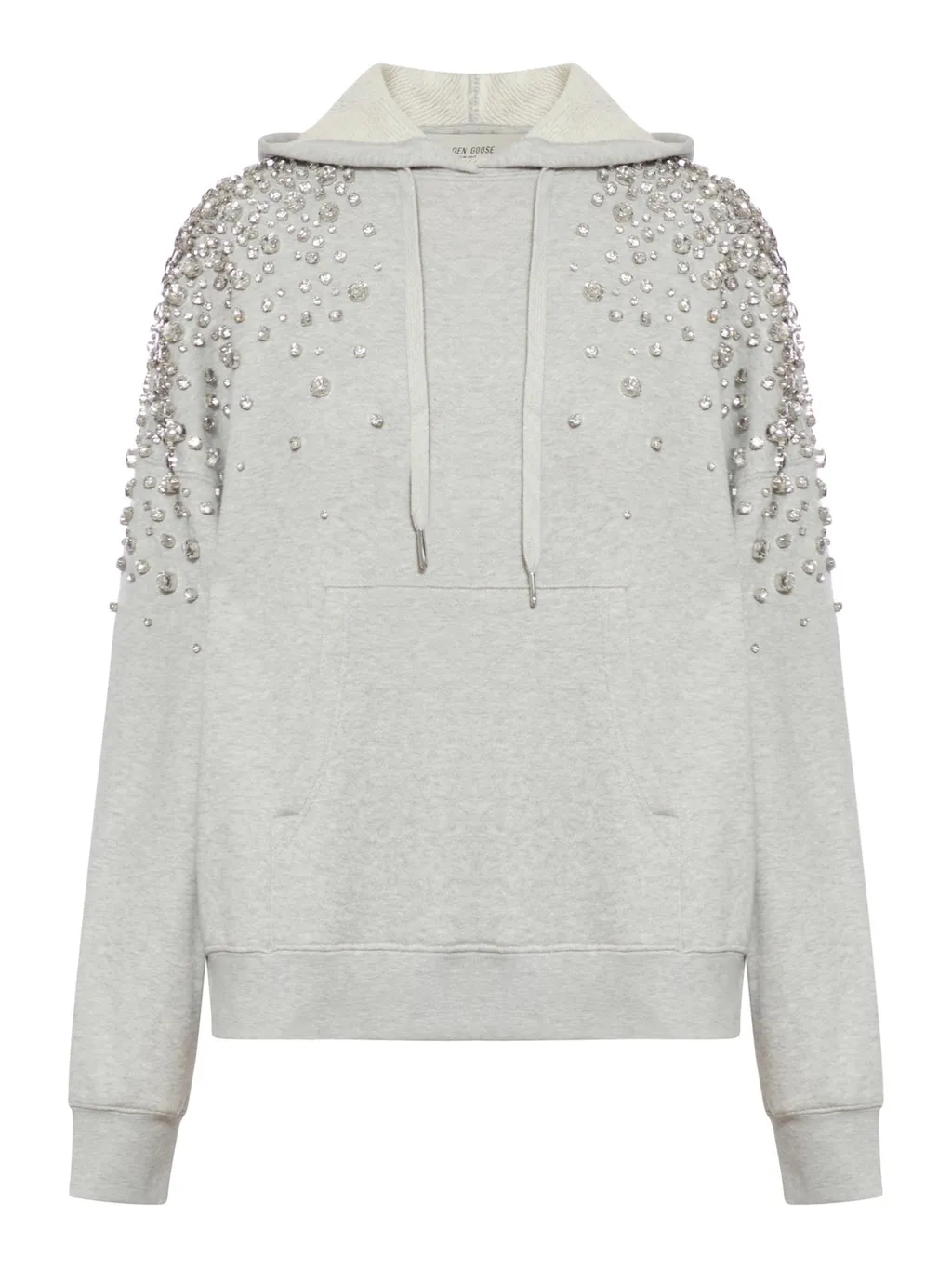 Hoodie With Crystal Embellishments
