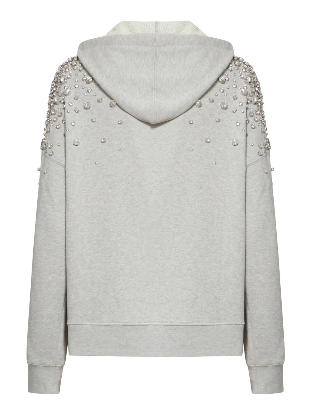Hoodie With Crystal Embellishments
