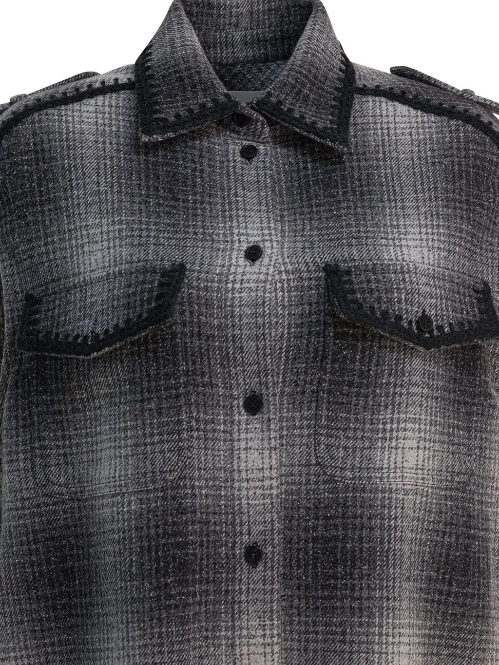 Sleeveless Plaid Shirt