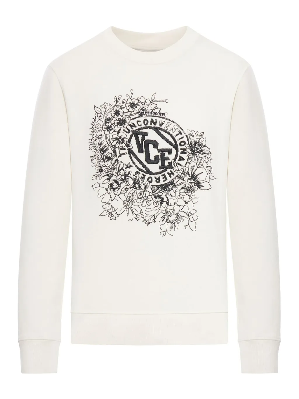 Sweatshirt With Floral Print