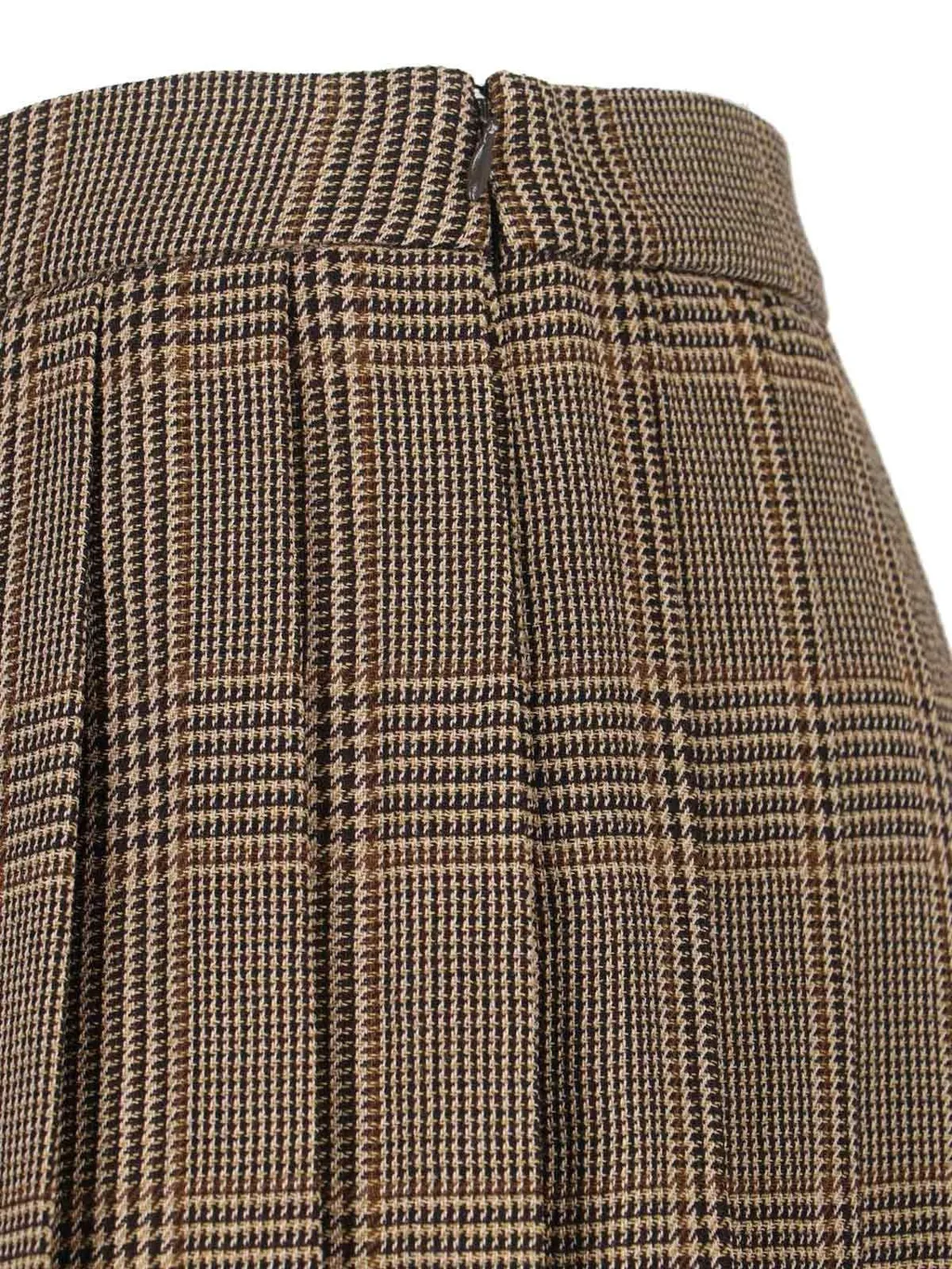 Pleated Mini Skirt