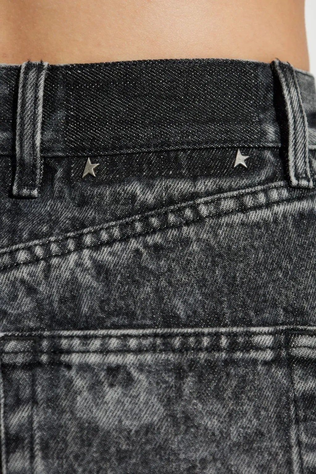 High-Waisted Straight-Leg Jeans