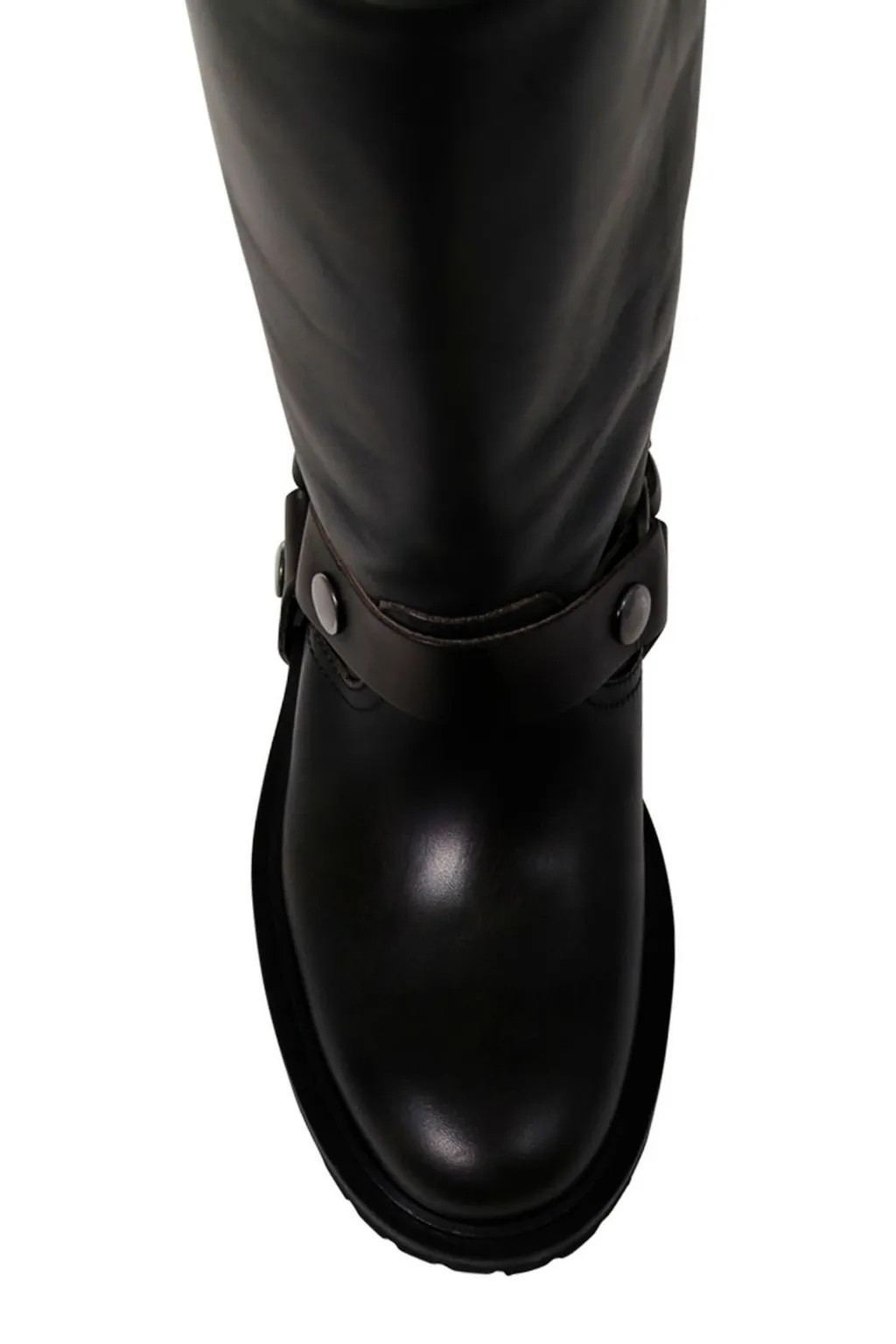 Leather Harness Boots