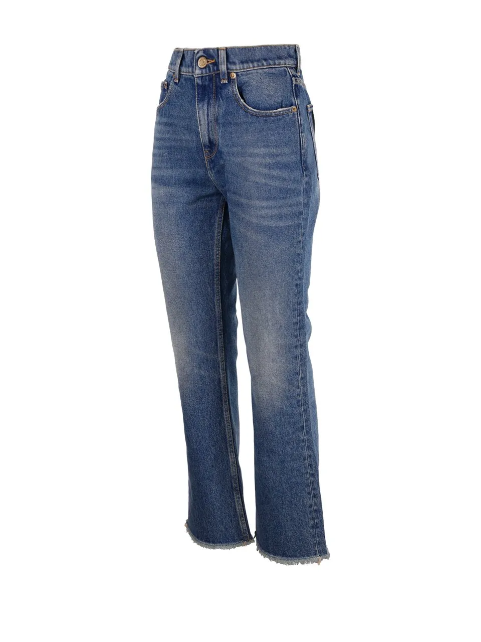 High-Waisted Flared Jeans
