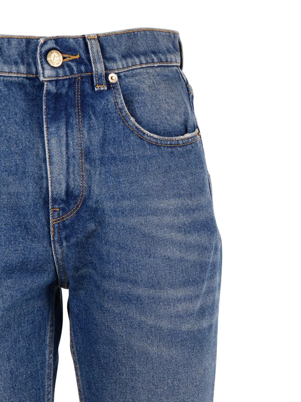 High-Waisted Flared Jeans