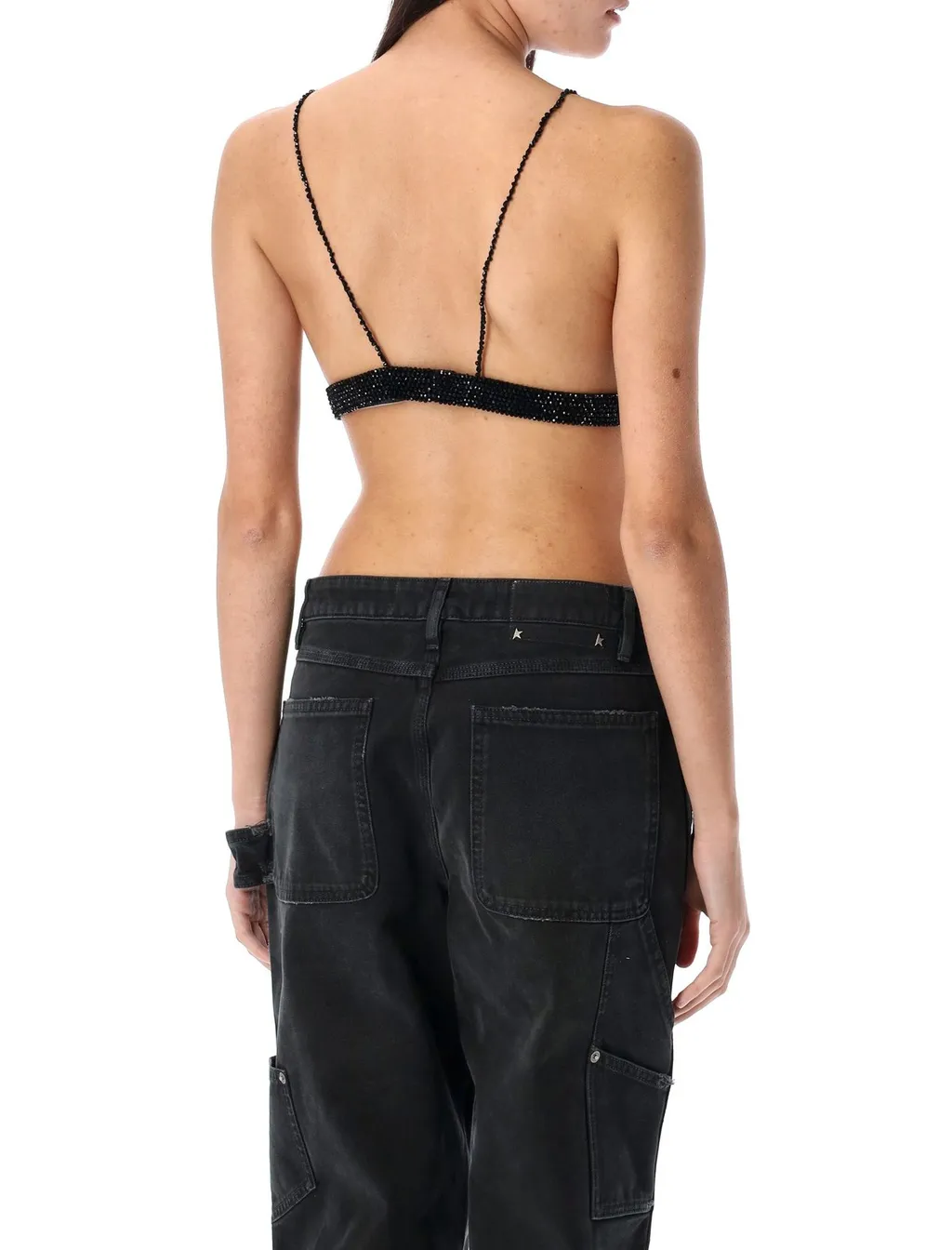 Beaded Triangle Bra Top