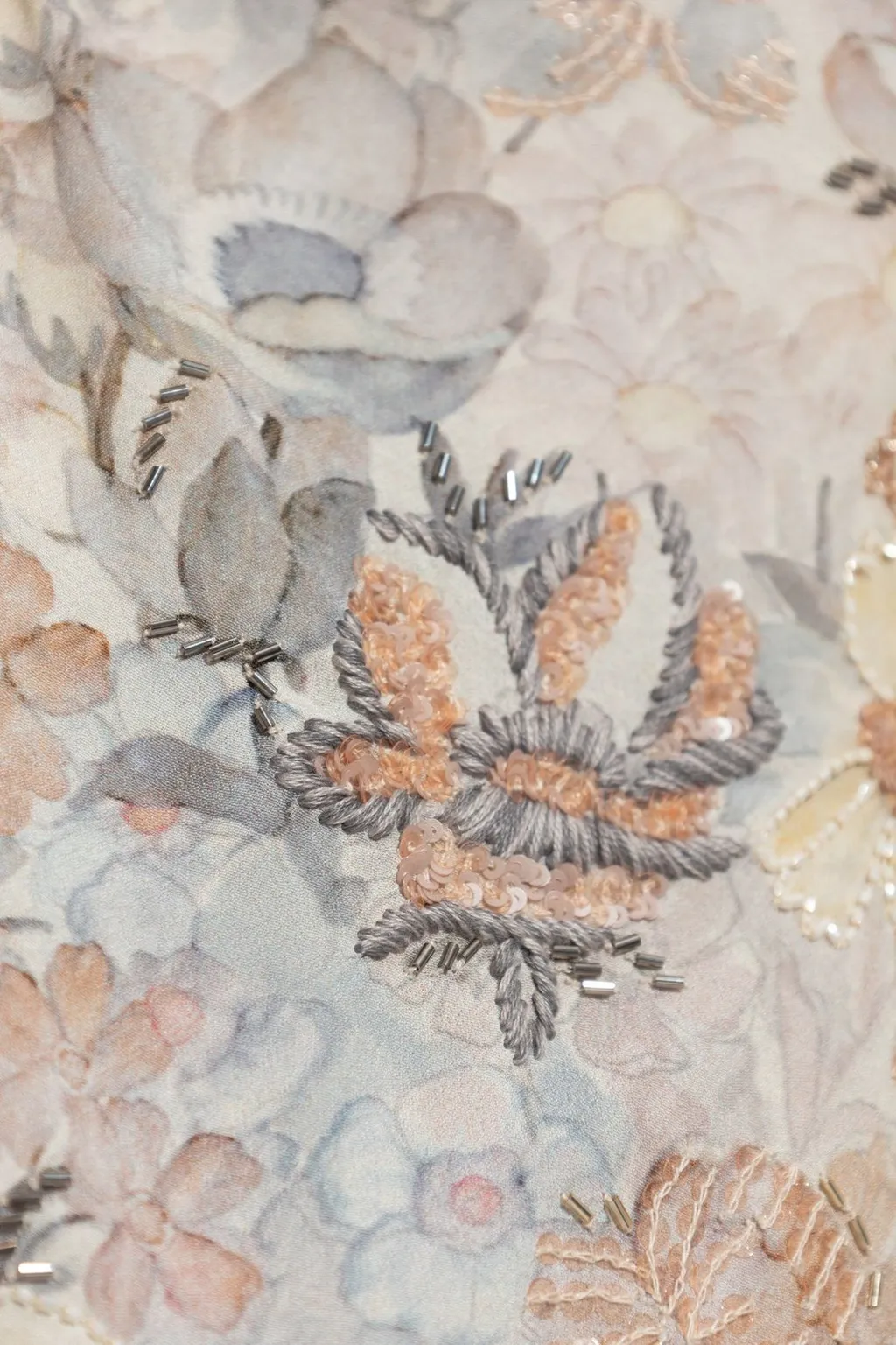 Floral Sequin Cardigan