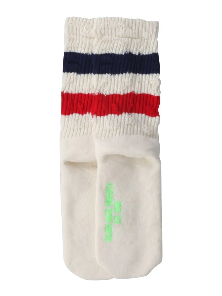 Striped Crew Socks