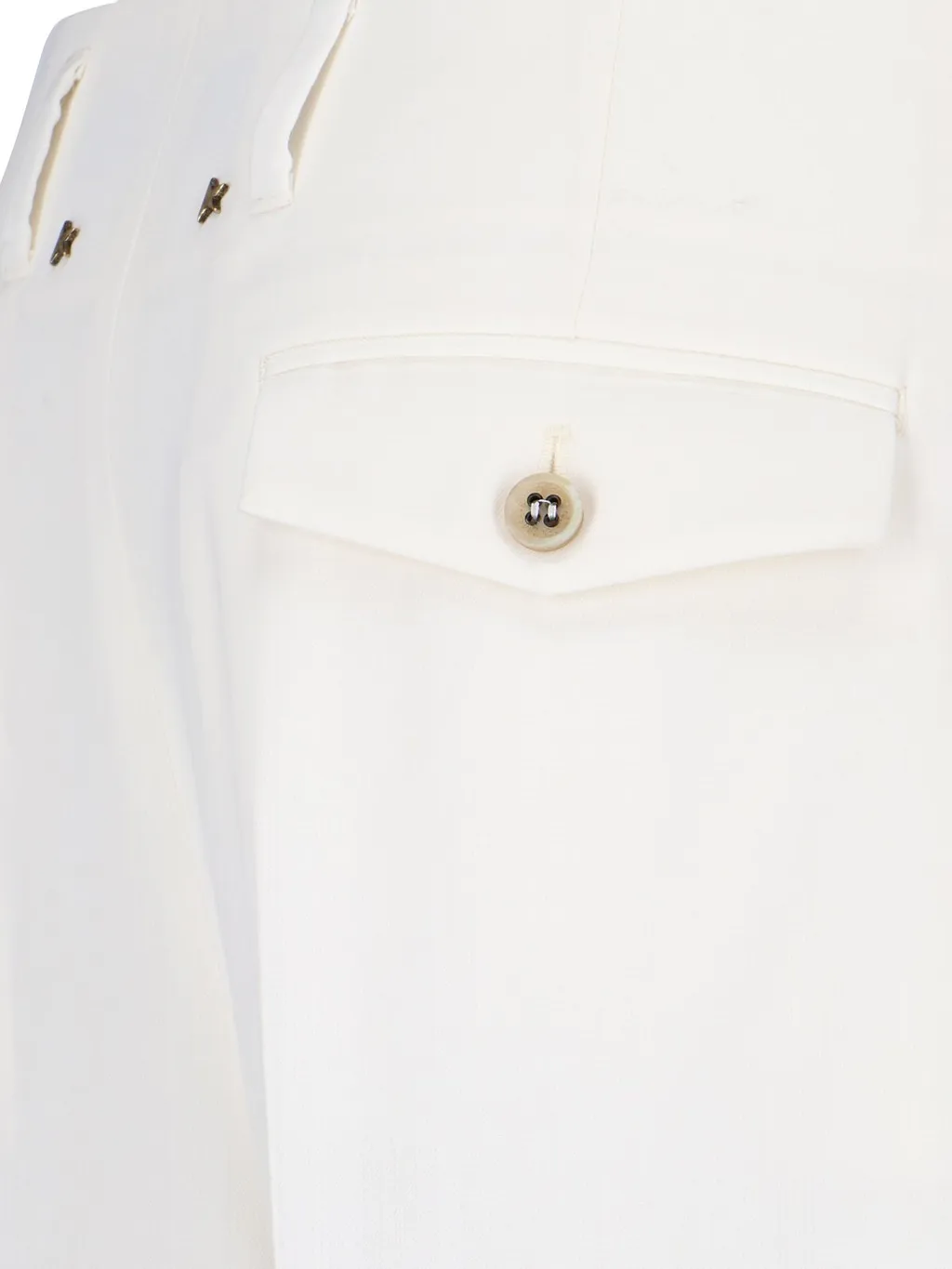 High-Waisted Pleated Trousers