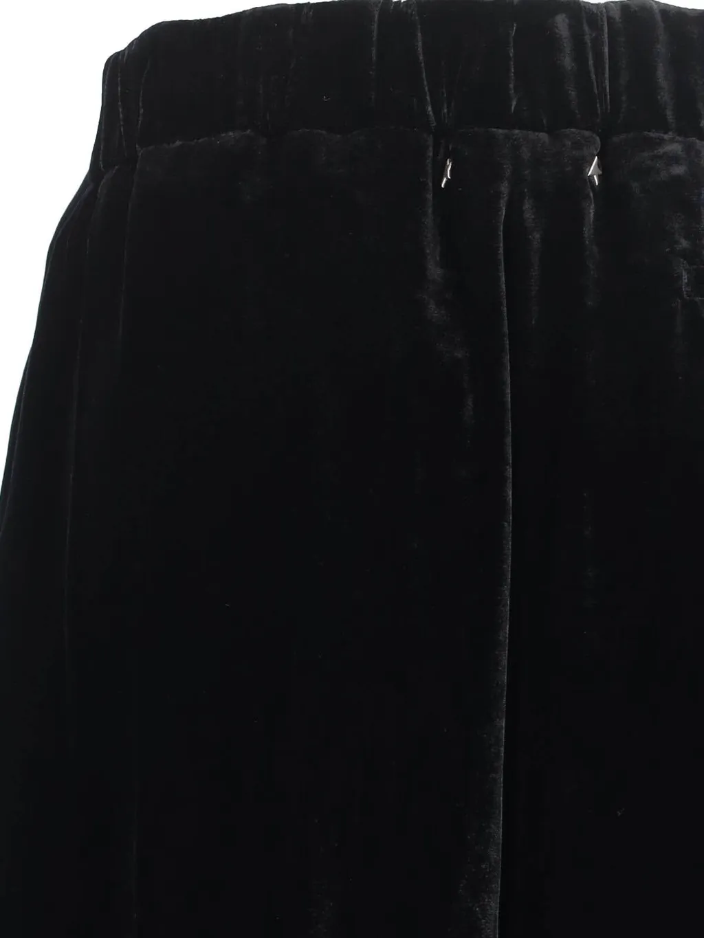 Velvet Wide-Leg Trousers