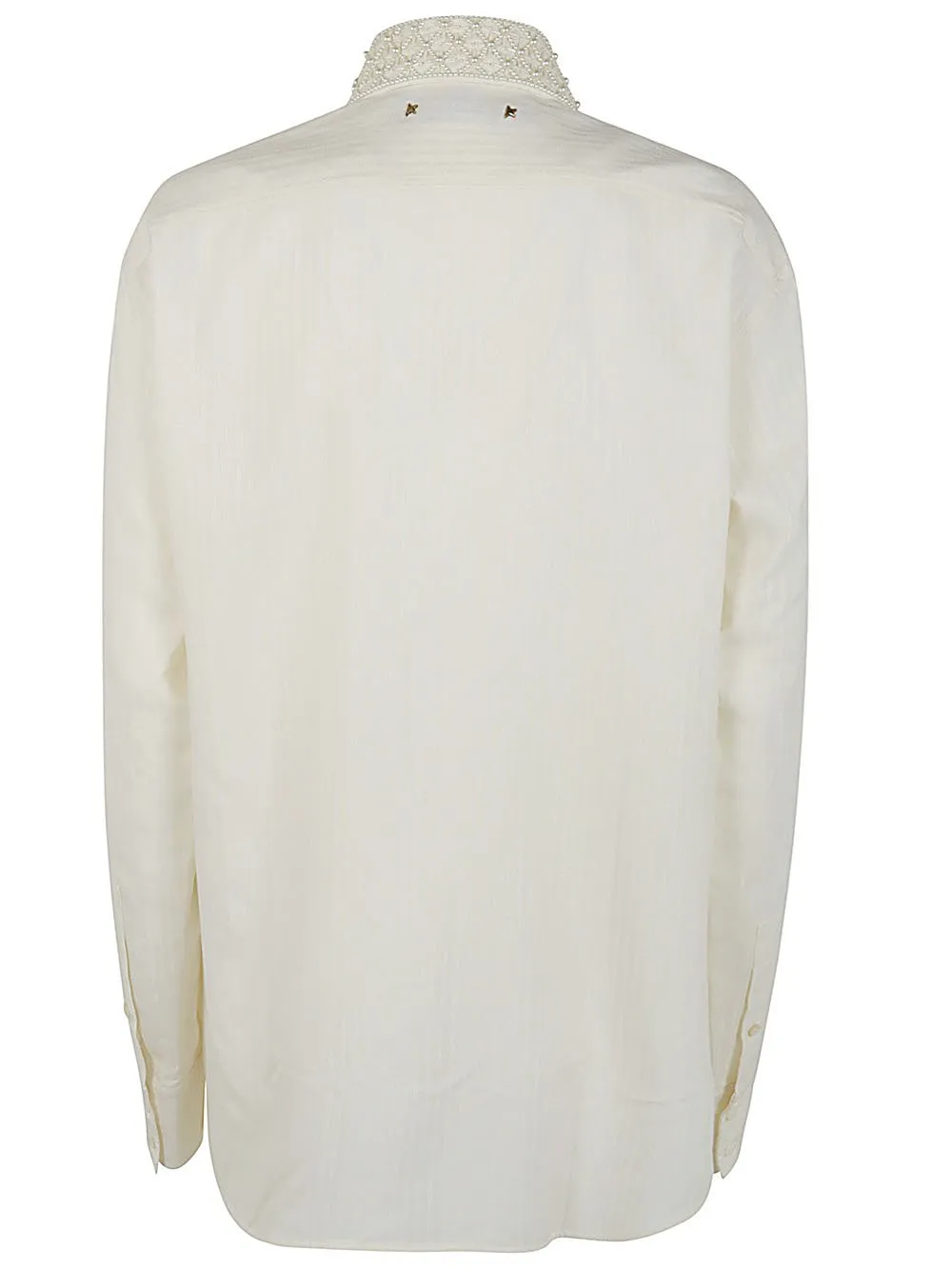 Shirt With Embellished Collar