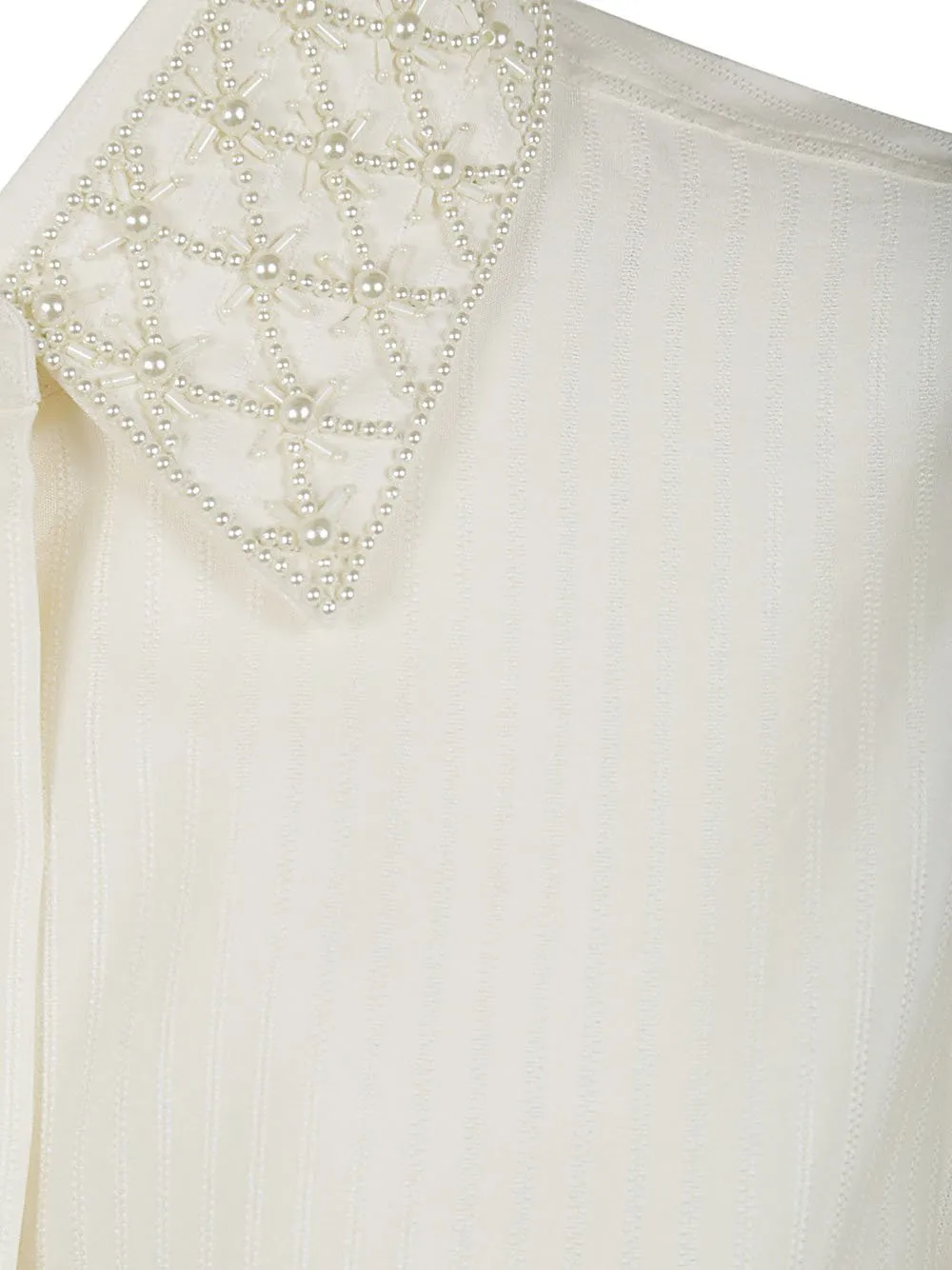 Shirt With Embellished Collar