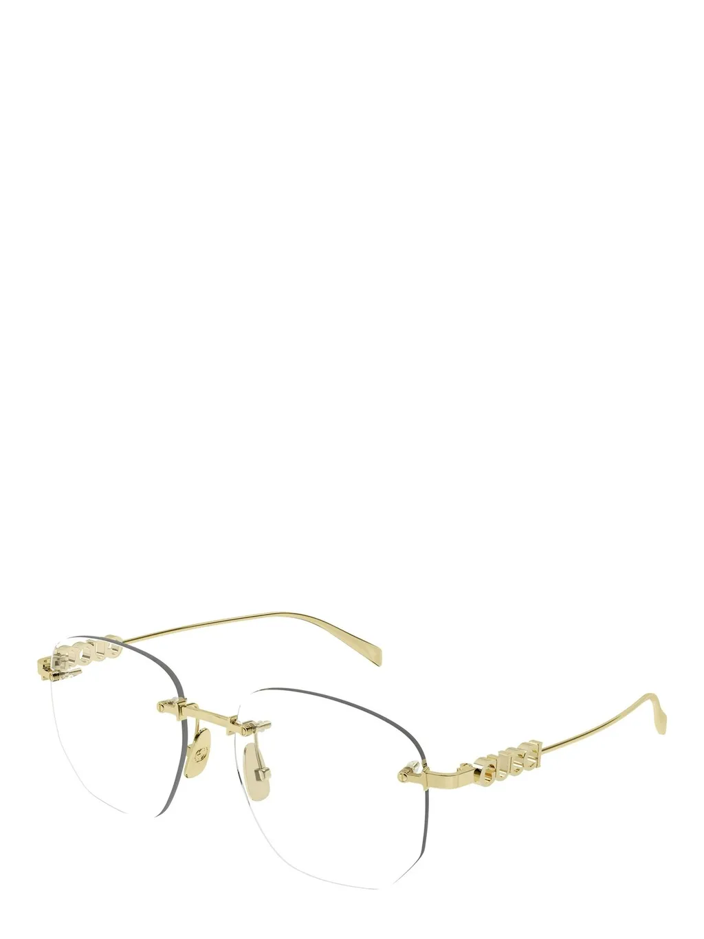 Rimless Logo Sunglasses