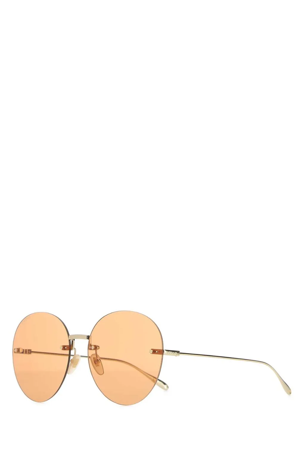 Round Rimless Sunglasses