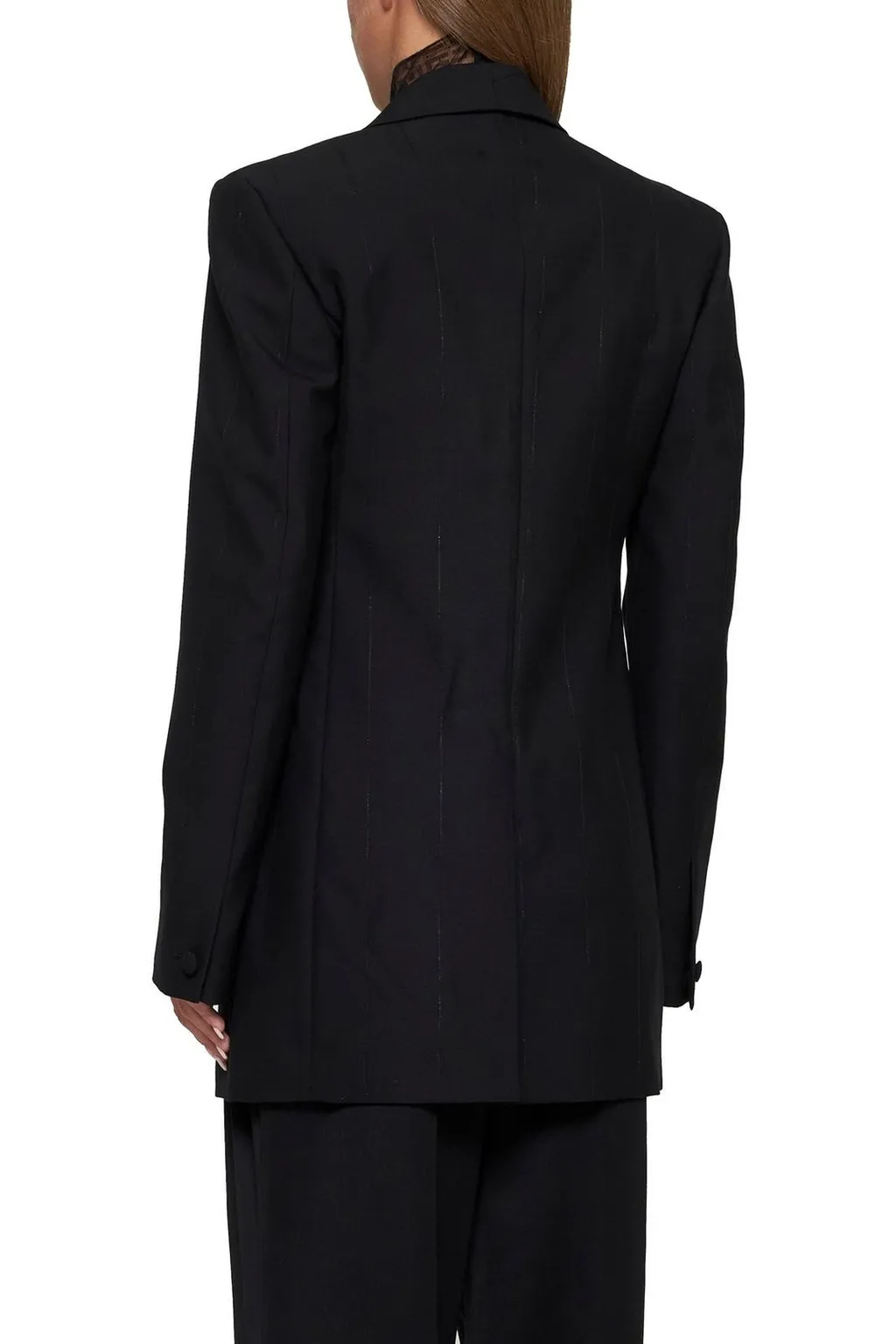 Single-Breasted Shawl Collar Blazer
