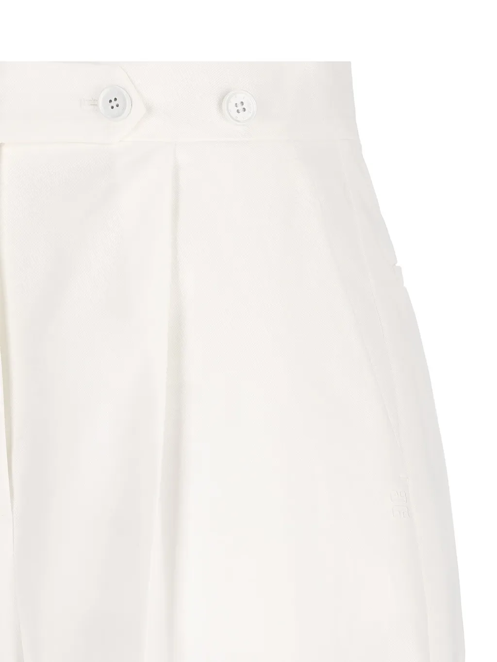 High-Waisted Wide-Leg Trousers
