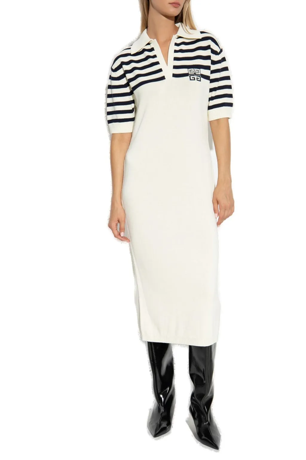 Knit Polo Dress